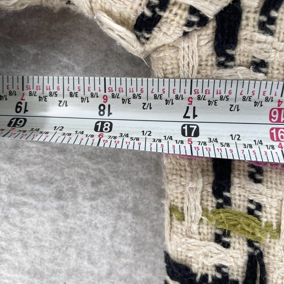 Milly of New York Tweed Pea Coat Womens Size 0 Double Breasted Long Wool Jacket - Picture 14 of 14